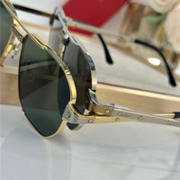 Cartier Exception POLARISED CT0424S 001 Sunglasses Pilot 59-15-140 ✨
