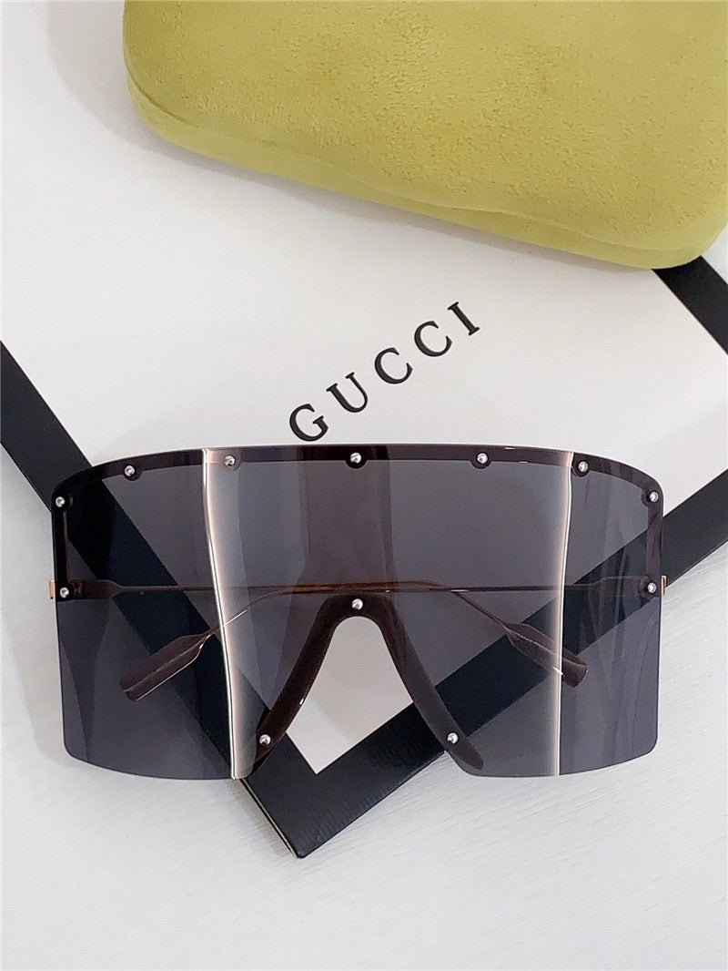 GUCCI GG1244 Monogram-Lens Acetate Mask Sunglasses  ✨