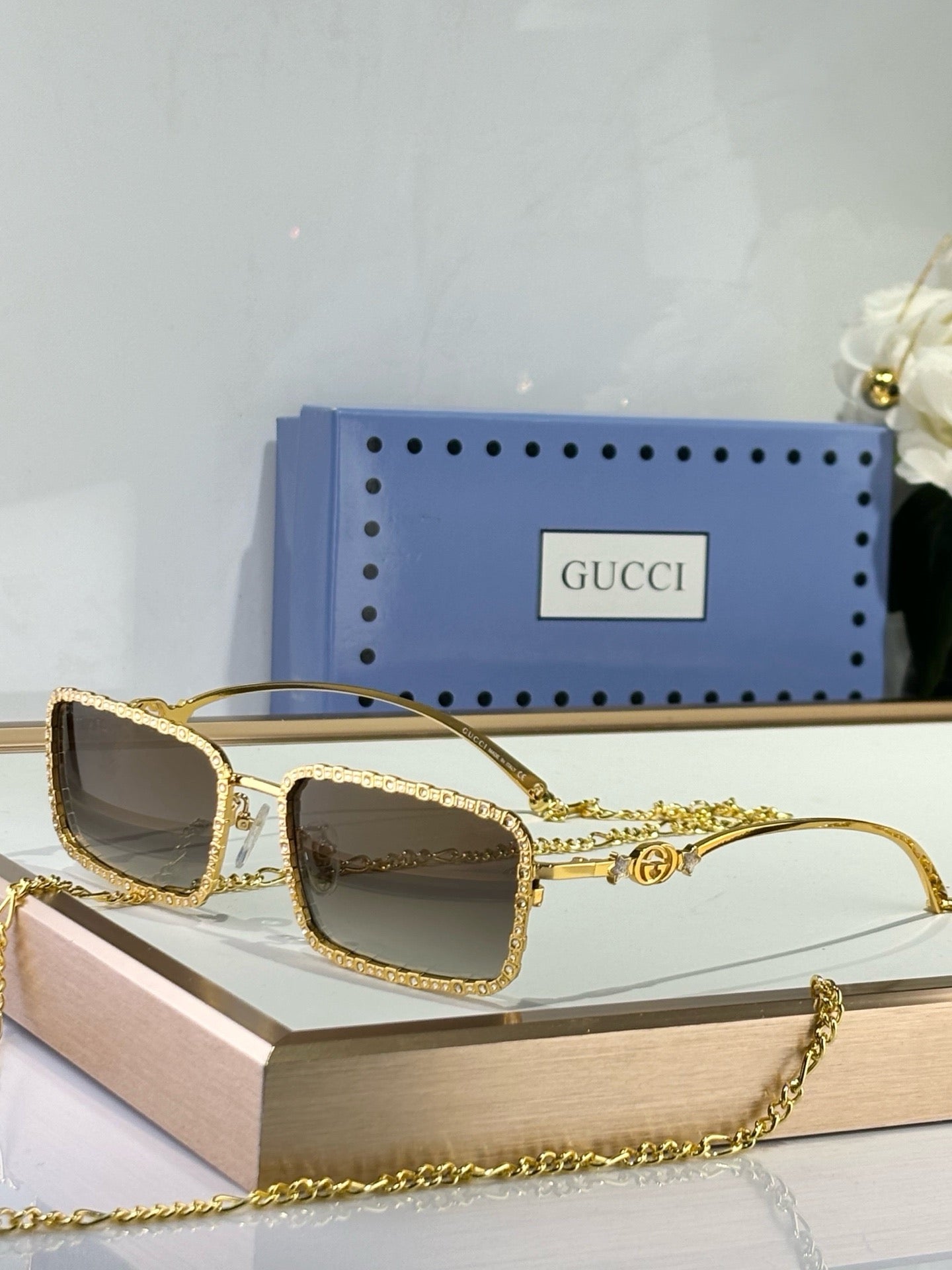 Gucci GG1568 Women's Luxury Sunglasses ✨