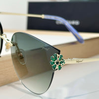 Chopard  VCHL61S - 300K Polished Rose Gold-Silver Sunglasses  ✨