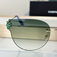 Chopard  VCHL61S - 300K Polished Rose Gold-Silver Sunglasses  ✨