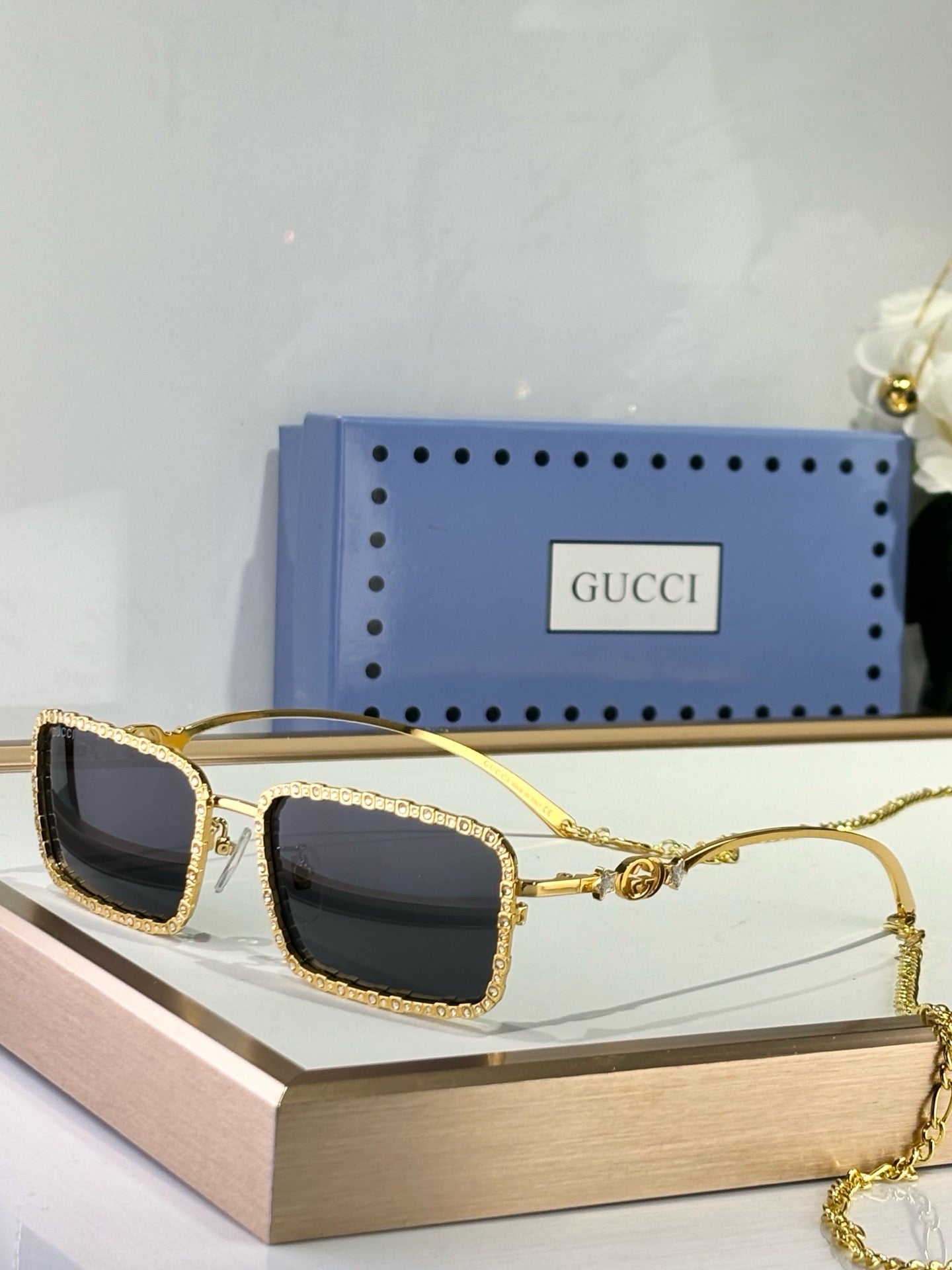 Gucci GG1568 Women's Luxury Sunglasses ✨