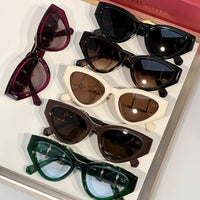 '-  Valentino KYLIE JENNER V-Due Acetate & Titanium Cat-Eye Sunglasses✨