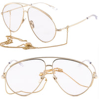 Gucci GG1654S 012 Aviator Oversized Sunglasses 🇮🇹