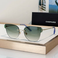Chopard  VCHL61S - 300K Polished Rose Gold-Silver Sunglasses  ✨
