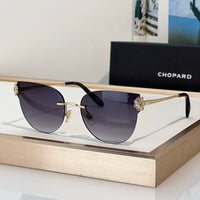 Chopard  VCHL61S - 300K Polished Rose Gold-Silver Sunglasses  ✨