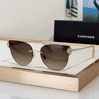 Chopard  VCHL61S - 300K Polished Rose Gold-Silver Sunglasses  ✨