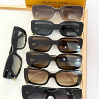 Louis Vuitton Z3165U LV Script Low Rectangle Sunglasses  ✨