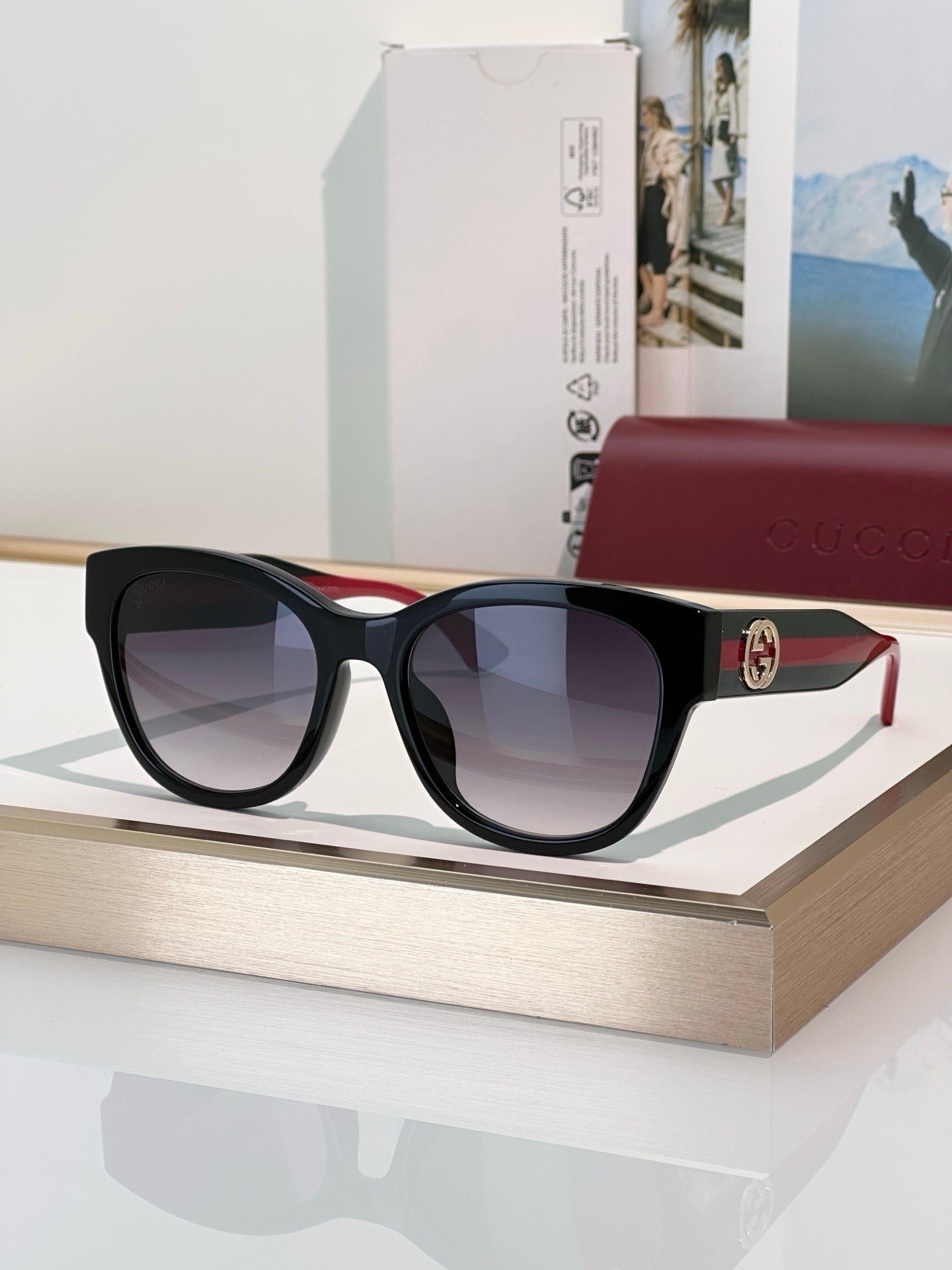 Gucci GG1866SK 001  Women's Sunglasses ✨ - onlinechics.com