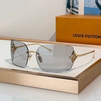 Louis Vuitton Z3457U Curvy Flower Rectangle Sunglasses✨