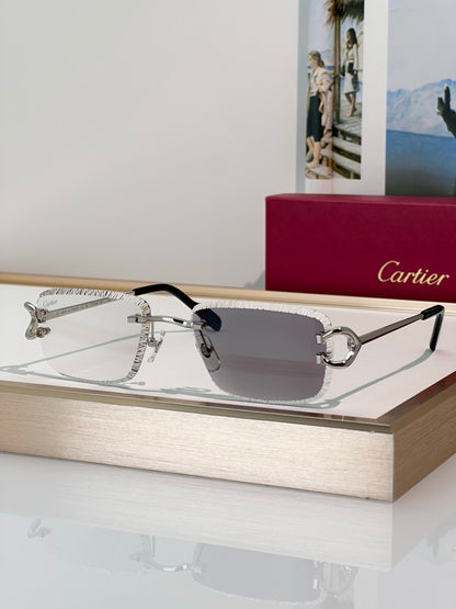 -  Cartier CLASSIC C DE CARTIER MOTIF CT0799 Sunglasses-Photochromic Glasses 🐆 - onlinechics.com