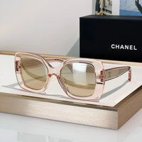 CHANEL 9173  Square Sunglasses - Silver Pink Mirror - Chanel Eyewear  🖤