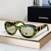 CHANEL 9182 EXCLUSIVE  OVAL  SUNGLASSES - Chanel Eyewear  🖤