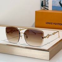 Louis Vuitton Z3407U LV Jewel Pearl Square Sunglasses ✨