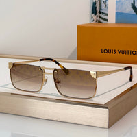 Louis Vuitton Z3240U LV Heritage Metal Low Square Sunglasses✨