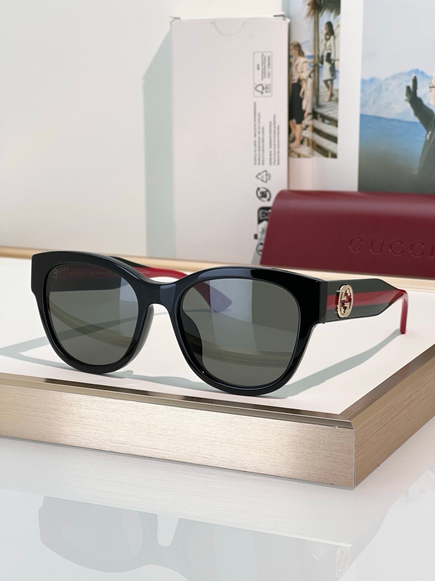 Gucci GG1866SK 001  Women's Sunglasses ✨ - onlinechics.com