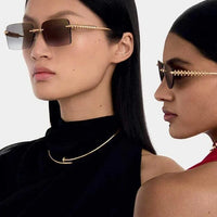 Cartier CT0544S 002 Gold Grey Rectangular Photochromic Unisex Sunglasses 🐆