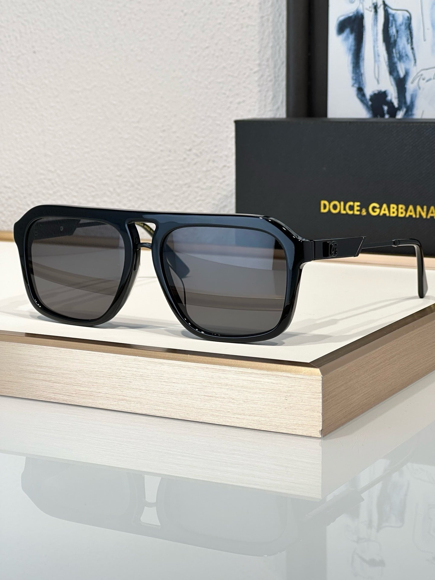 Dolce & Gabbana DG 8896 61mm Polarized Square Men's Sunglasses ✨