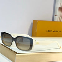 Louis Vuitton Z3165U LV Script Low Rectangle Sunglasses  ✨