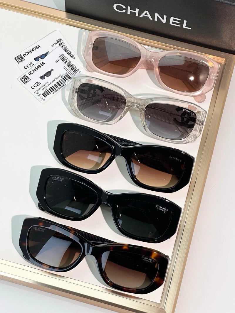 CHANEL 5493 RECTANGLE SUNGLASSES - Chanel Eyewear 🖤 — onlinechics