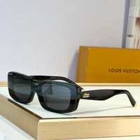 Louis Vuitton Z3165U LV Script Low Rectangle Sunglasses  ✨