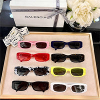 Balenciaga Eyewear BA 0096S  rectangle-frame sunglasses Unisex🖤