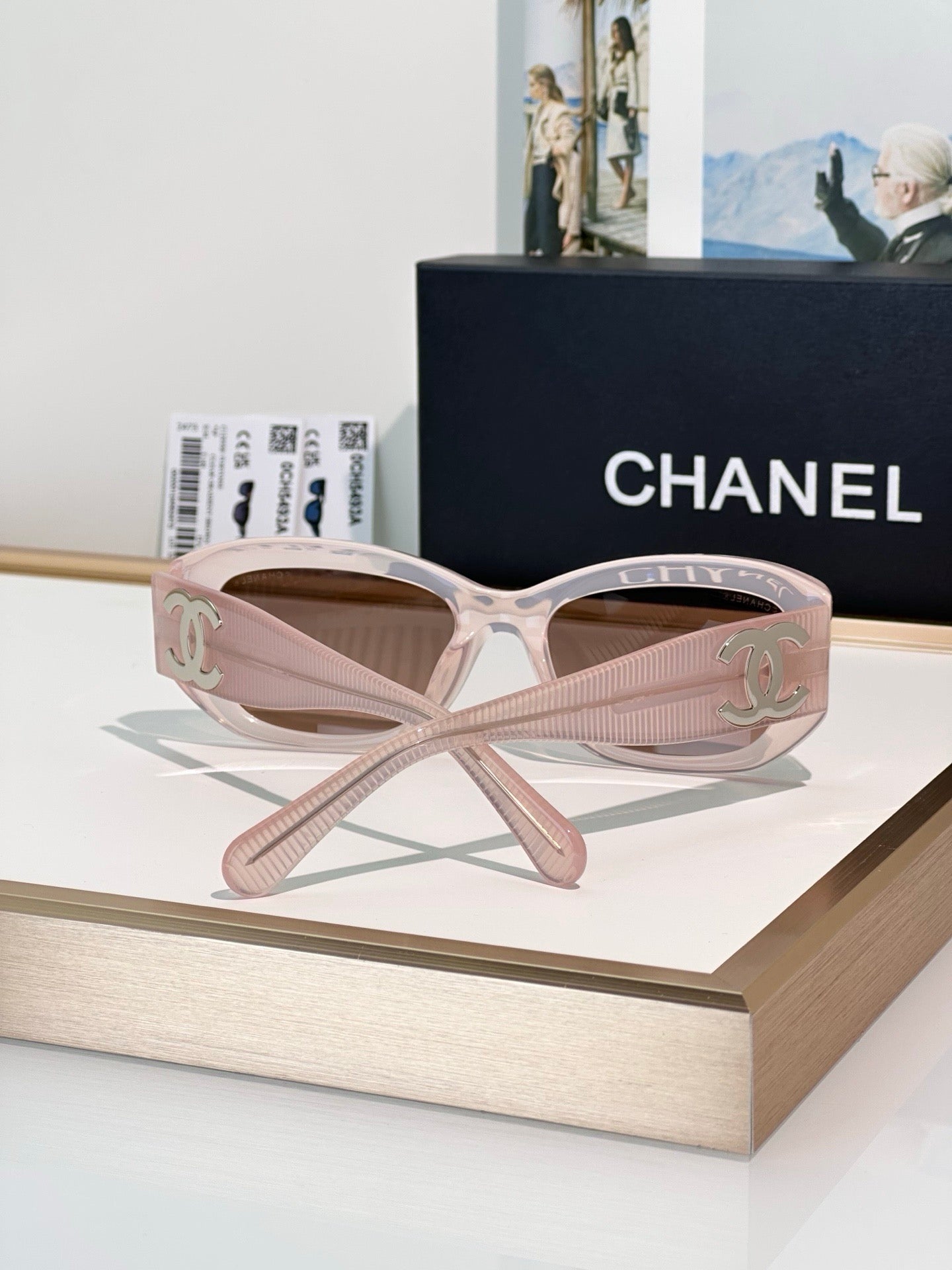 CHANEL 5493 RECTANGLE SUNGLASSES - Chanel Eyewear  🖤 - onlinechics.com