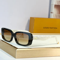 Louis Vuitton Z3165U LV Script Low Rectangle Sunglasses  ✨
