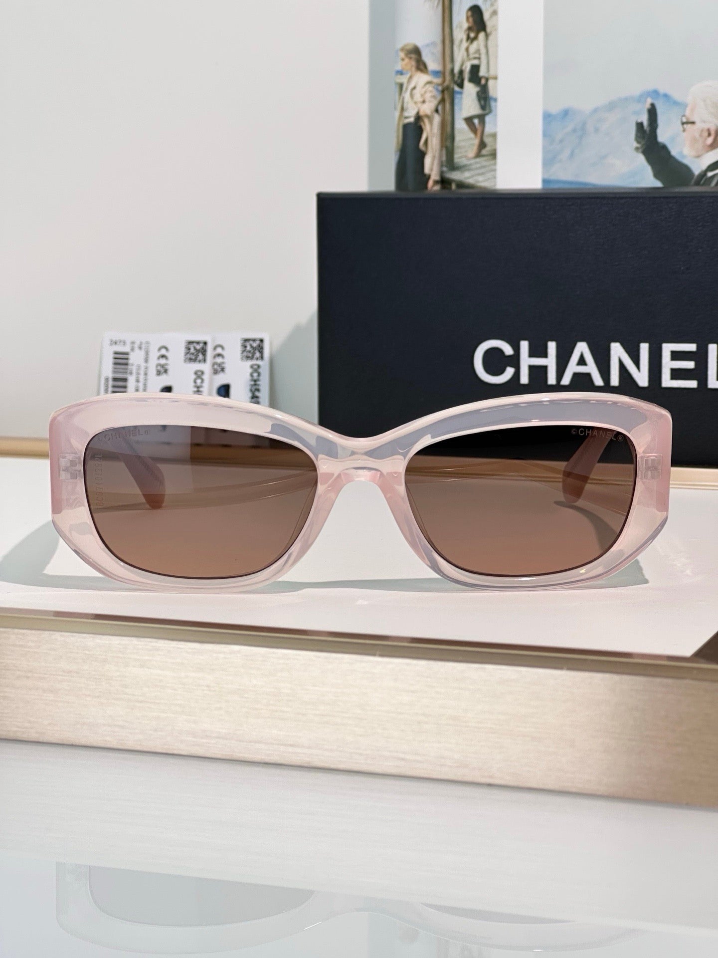 CHANEL 5493 RECTANGLE SUNGLASSES - Chanel Eyewear  🖤 - onlinechics.com