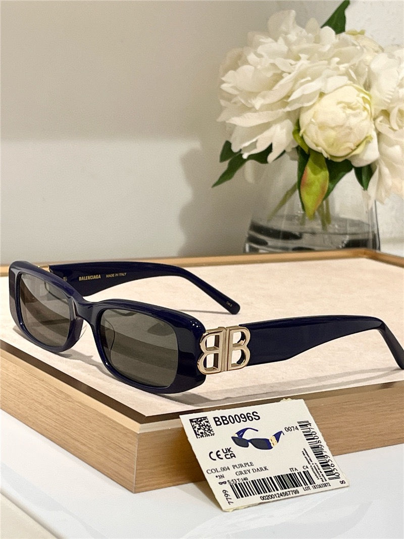 Balenciaga Eyewear BA 0096S  rectangle-frame sunglasses Unisex🖤