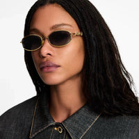 Louis Vuitton Z3193U LV Script Metal Round Sunglasses  ✨