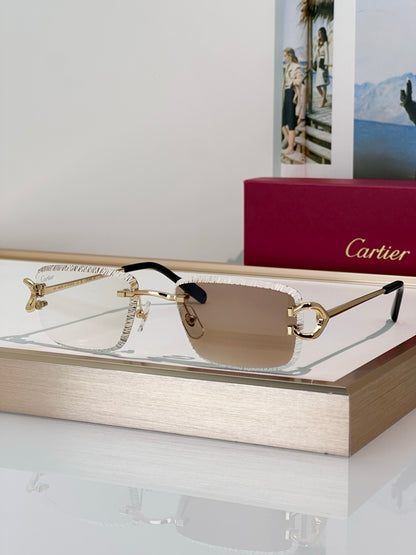 -  Cartier CLASSIC C DE CARTIER MOTIF CT0799 Sunglasses-Photochromic Glasses 🐆 - onlinechics.com