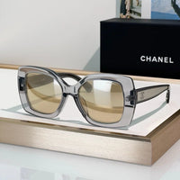 CHANEL 9173  Square Sunglasses - Silver Pink Mirror - Chanel Eyewear  🖤