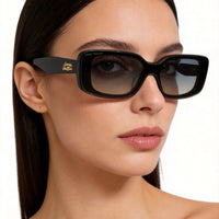 Louis Vuitton Z3165U LV Script Low Rectangle Sunglasses  ✨