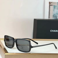 CHANEL 5043 Coco Mark Sunglasses Brown 55mm Square Chanel Eyewear  🖤