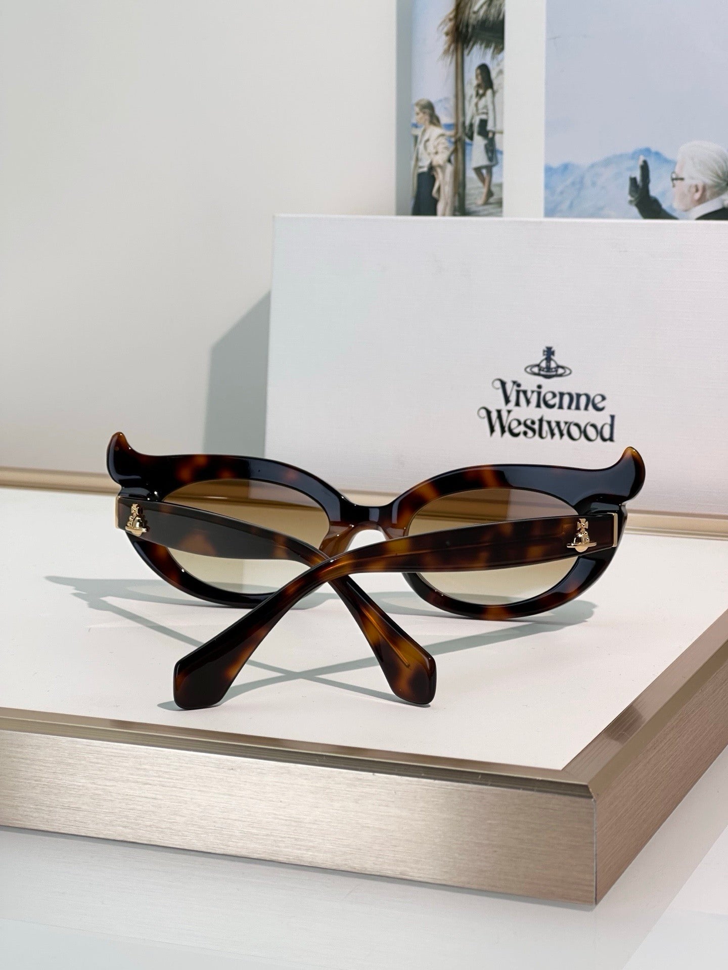 Vivienne Westwood SOO Sunglassess 5099  Little devil horn Saturn Logo cat's eye ✨