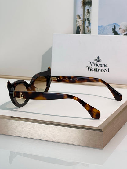Vivienne Westwood SOO Sunglassess 5099  Little devil horn Saturn Logo cat's eye ✨