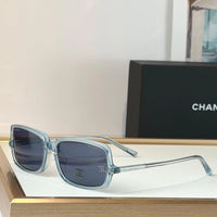 CHANEL 5043 Coco Mark Sunglasses Brown 55mm Square Chanel Eyewear  🖤