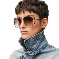 LOEWE Signature Cut Out LW 40148U Sunglasses  ✨