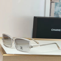 CHANEL 5043 Coco Mark Sunglasses Brown 55mm Square Chanel Eyewear  🖤
