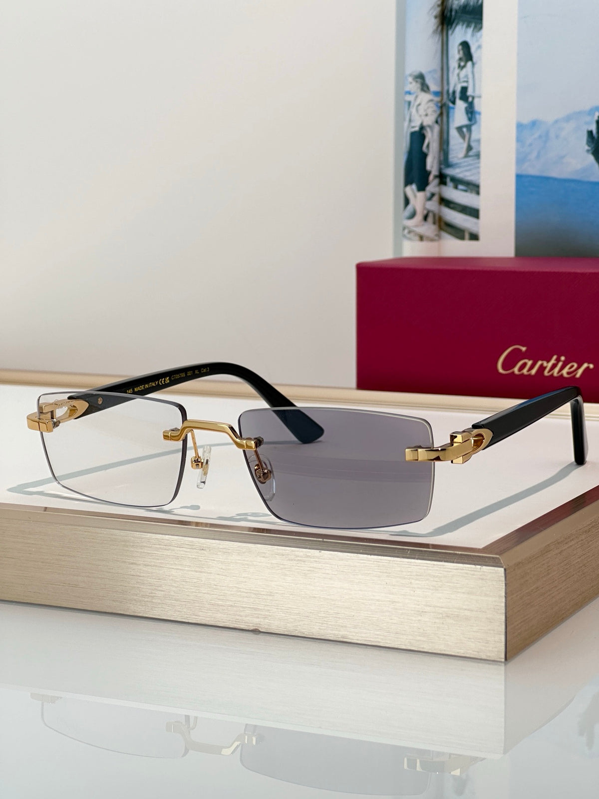 Cartier PREMIÈRE DE CARTIER CT0579S 001  Sunglasses &Photochromic Glasses 🐆