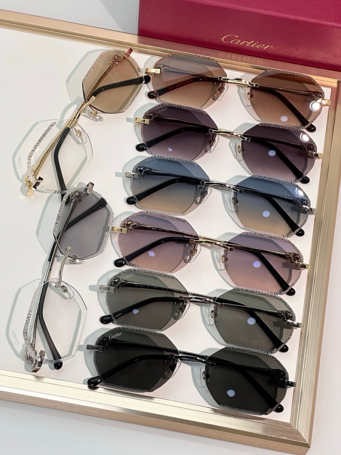 Cartier CLASSIC C DE CARTIER MOTIF Panthere CT0828 S Sunglasses 🐆 - onlinechics.com