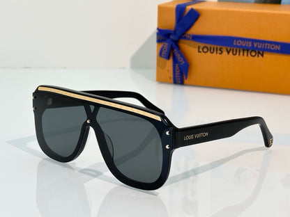 Louis Vuitton Z2878U LV Waimea Mask Round  Sunglasses  ✨
