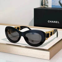 CHANEL 9182 EXCLUSIVE  OVAL  SUNGLASSES - Chanel Eyewear  🖤