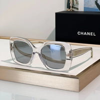 CHANEL 9173  Square Sunglasses - Silver Pink Mirror - Chanel Eyewear  🖤