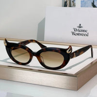Vivienne Westwood SOO Sunglassess 5099  Little devil horn Saturn Logo cat's eye ✨