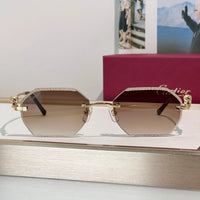 Cartier CLASSIC C DE CARTIER MOTIF Panthere CT0828 S Sunglasses 🐆