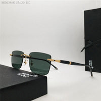 Mont Blanc MB0344 54 20 150 XL Sunglasses 🖤