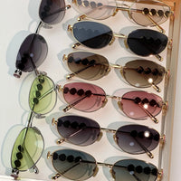 Louis Vuitton Z3179U LV Confetti Oval Sunglasses   ✨