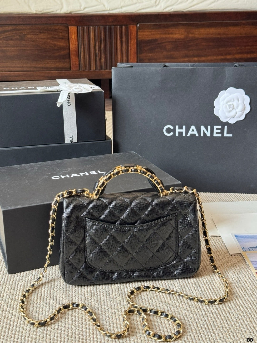 CHANEL Chanel Mini Flap Bag in Quilted Leather with Chain 23  ✨ - onlinechics.com